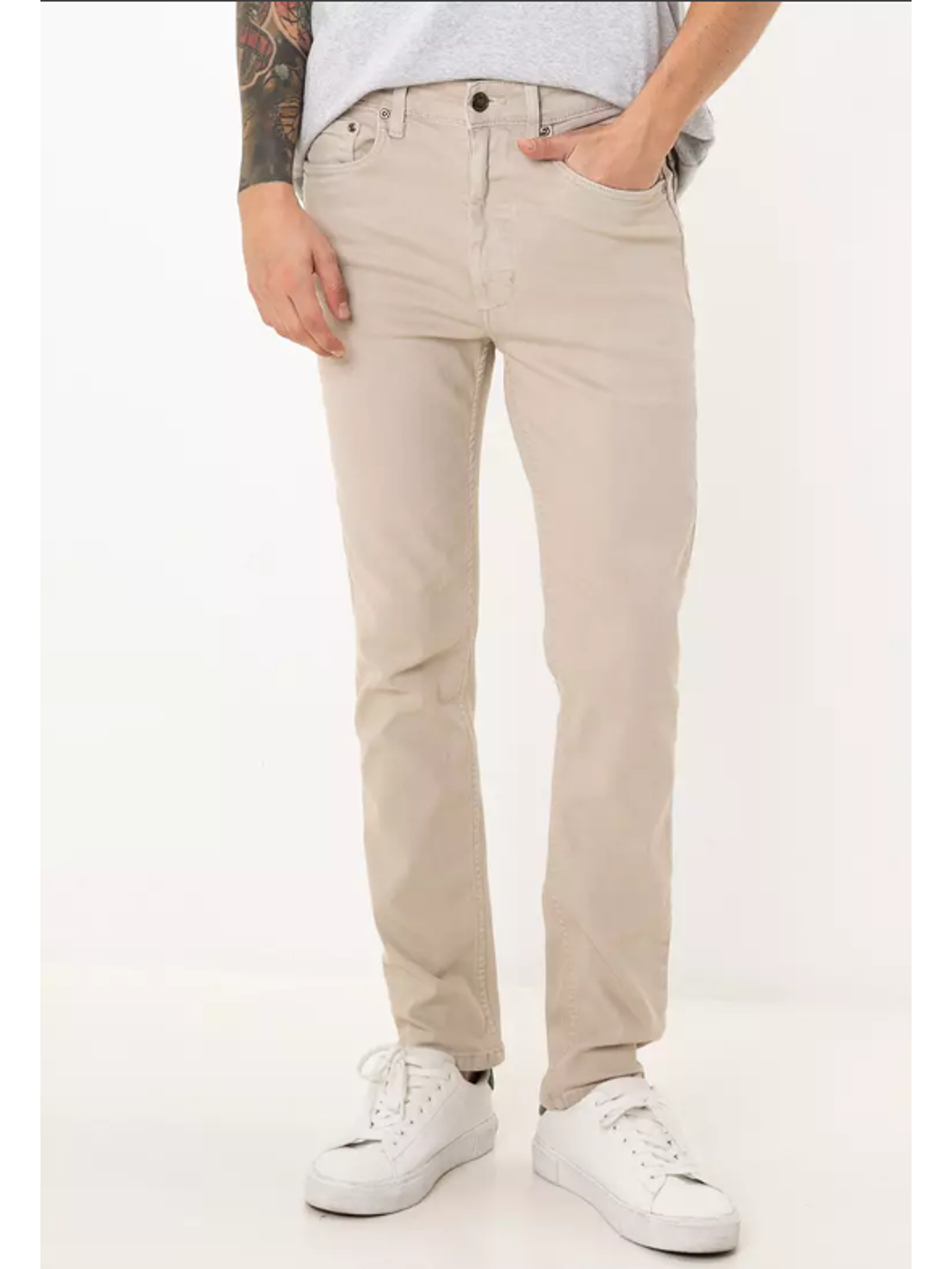 Peter Millar Crown Vintage Canvas Pants Beige Straight Leg Stretch Men 38 Preppy